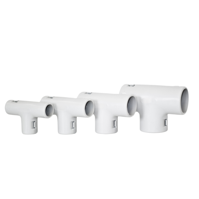PVC T Connector Self-extinguishing (For Rigid Pipes) - Image 2