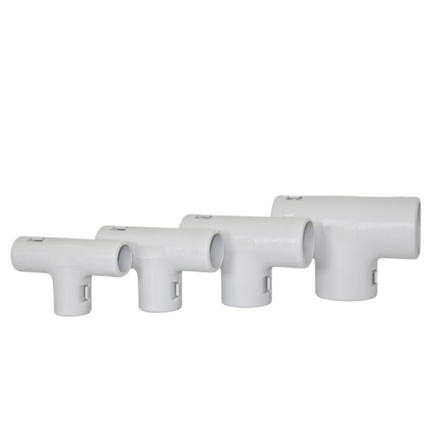 PP T Connector Halogen Free (For Rigid Pipes) - Image 2