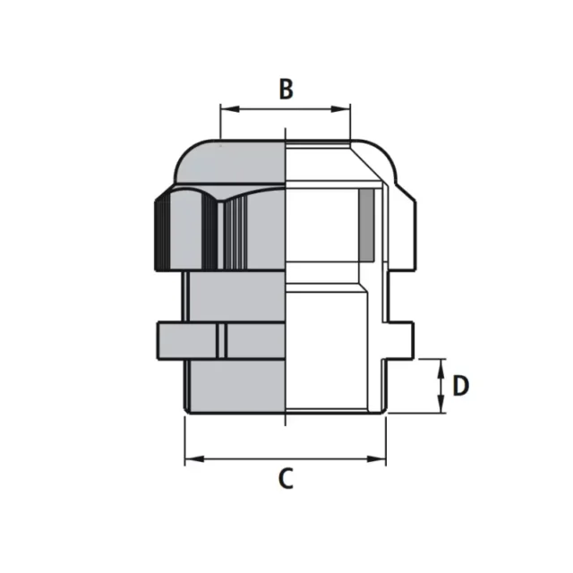 Ex-proof Plastic Cable Gland - Image 2