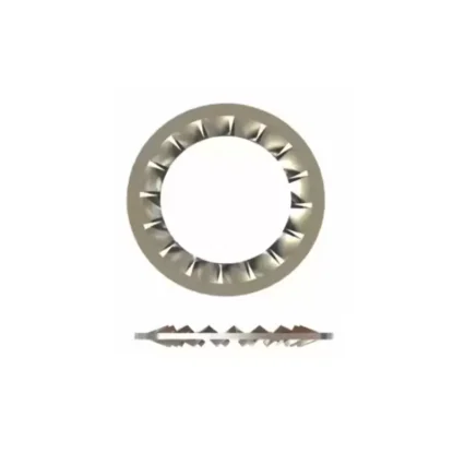 Serrated Brass Washer